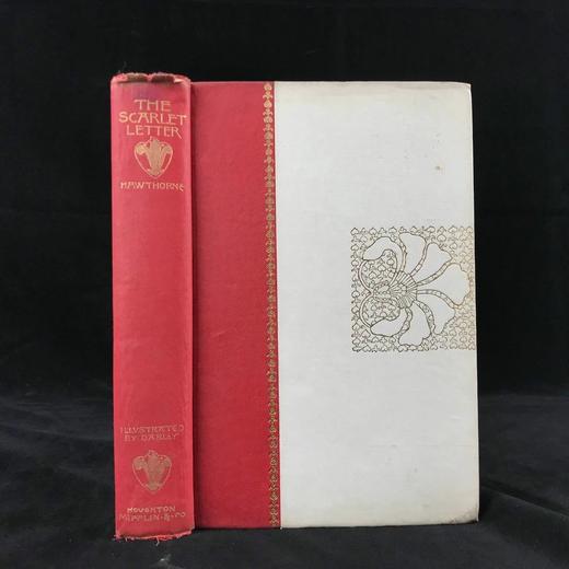 1892年 霍桑《红字》 12幅插图 布面精装32开 商品图0