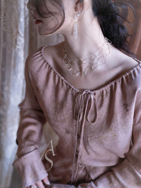 Cortana 26PS 纯银irus不规则几何项链