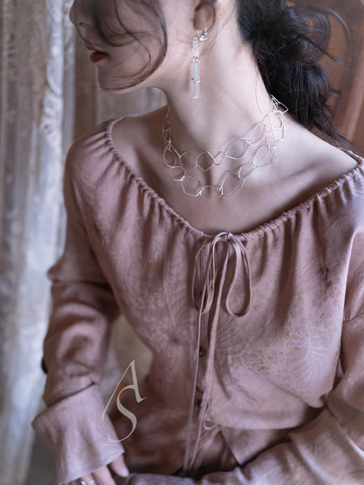 Cortana 26PS 纯银irus不规则几何项链 商品图0