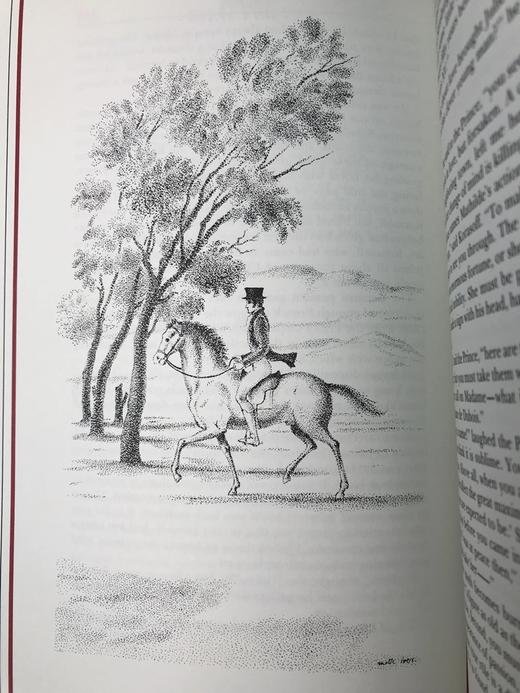 限量版！含藏书票 司汤达《红与黑》 配插图 富兰克林图书馆豪华皮装本 商品图8