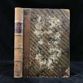 约19世纪后期 大英帝国风光图集（卷2） 百余幅精美版画插图 真皮精装16开