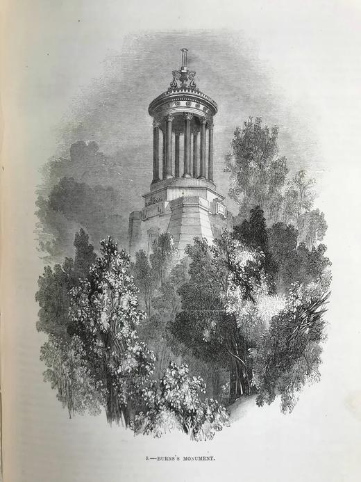 约19世纪后期 大英帝国风光图集（卷3） 百余幅精美版画插图 真皮精装16开 商品图7