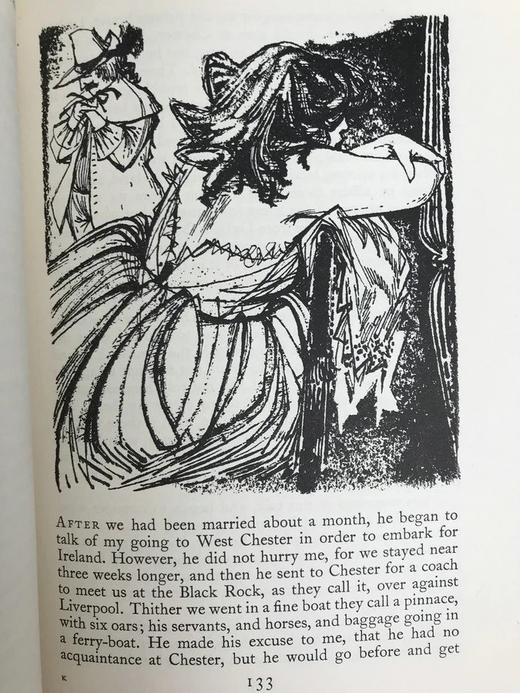 1954年 笛福《摩尔·弗兰德斯》 奈杰尔·兰伯恩插图 精装大32开 商品图5