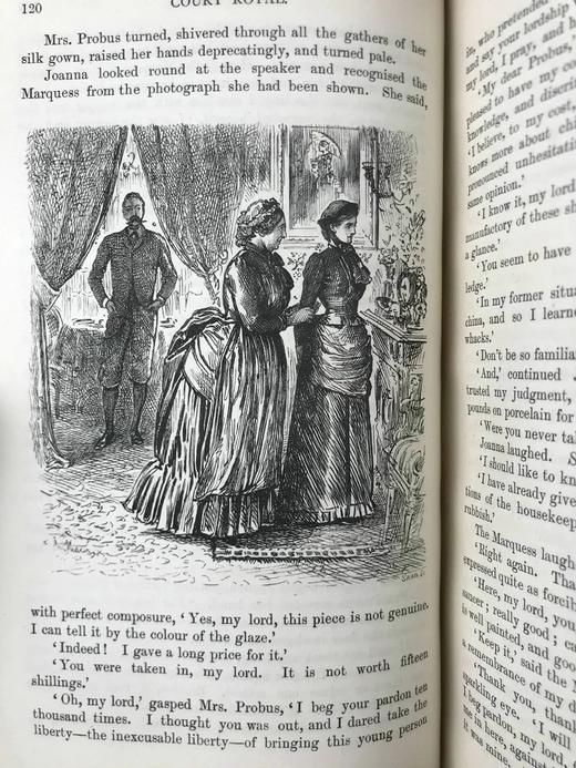 1885年 康希尔杂志 数百幅插图 皮脊精装大32开 商品图10