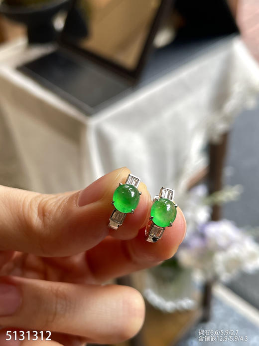 5131312，蛋面耳钉。具体价格微信咨询 商品图3