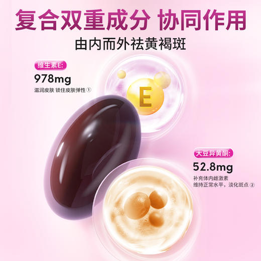 华喜达 百合康牌葡萄籽大豆提取物维生素E软胶囊（板）10粒/板 商品图4