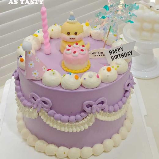 817.香芋味动物奶油蛋糕 商品图0