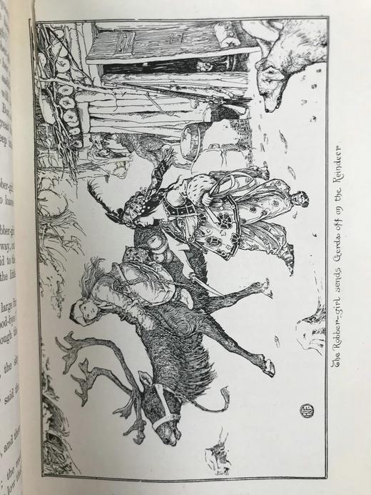 1897年 安德鲁·朗格《粉色童话书》 数十幅精美插图 漆布精装32开 商品图8