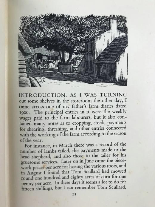 1934年 斯特里特《农夫的荣耀》 拉韦拉特木刻版画插图 精装32开 商品图7