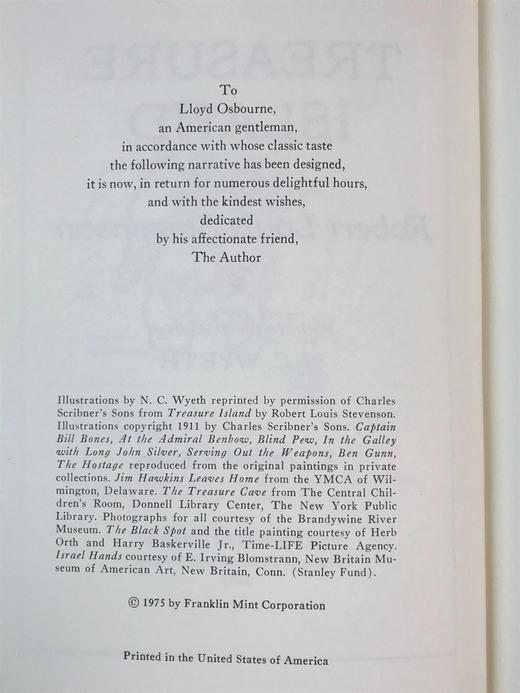限量版！含藏书票 罗伯特・路易斯・史蒂文森《金银岛》 配插图 富兰克林图书馆豪华皮装本 商品图4
