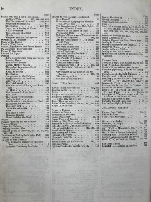 1856年 礼拜日杂志 数百幅插图 真皮精装18开 商品图4