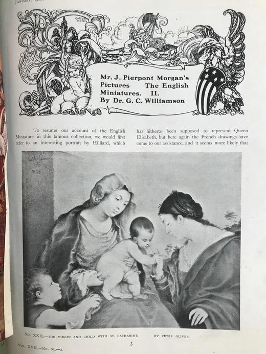 1907年 鉴赏家杂志 数百幅插图 漆布精装16开 商品图12