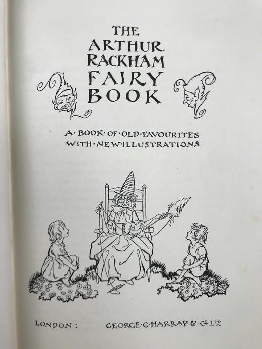1933年 亚瑟·拉克姆童话集 数十幅精美插图 布面精装大32开 商品图2