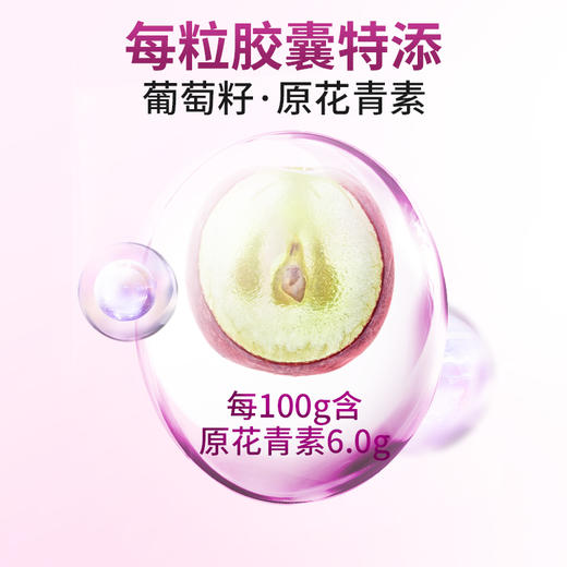 华喜达 百合康牌葡萄籽大豆提取物维生素E软胶囊（板）10粒/板 商品图3