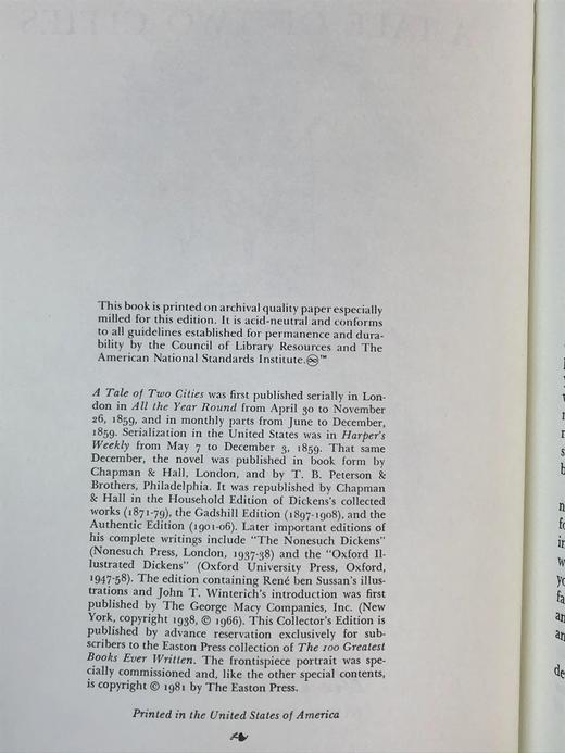 查尔斯・狄更斯《双城记》 配多幅精美彩色插图 豪华皮装 商品图3