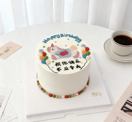 2026马年小马奔腾糯米纸打印卡通蛋糕-低糖处理无添加 商品图1