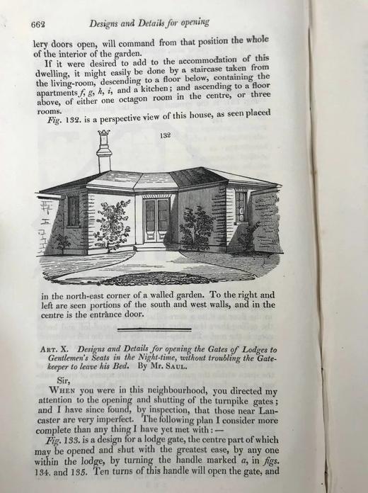 1832年 园丁杂志 近百幅版画插图 漆布脊精装大32开 商品图13