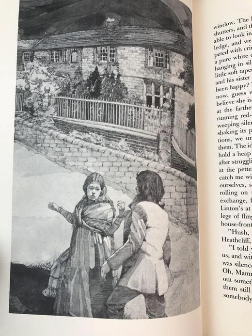 限量版！艾米莉・勃朗特《呼啸山庄》配插图 富兰克林图书馆豪华皮装本 商品图6