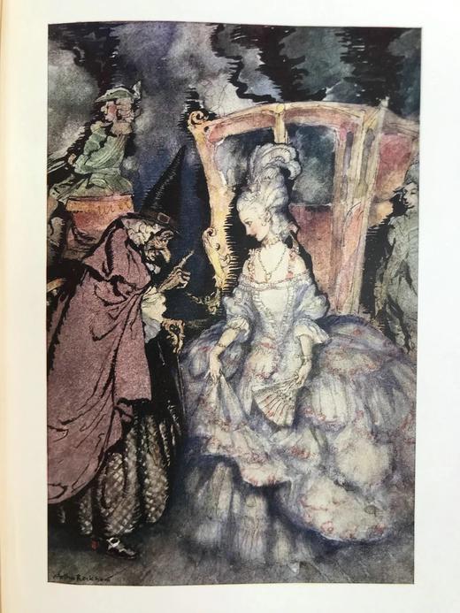 1933年 亚瑟·拉克姆童话集 数十幅精美插图 布面精装大32开 商品图6