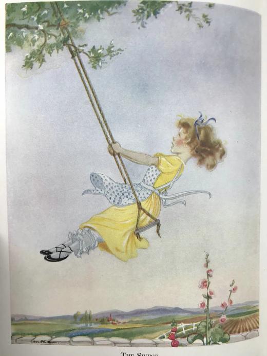 1929年 史蒂文森《童诗花园》 尤拉莉精美彩色插图 精装16开 商品图13