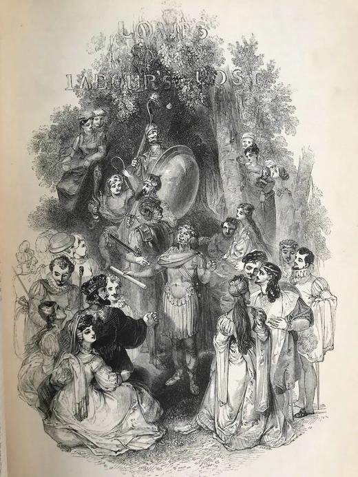 约19世纪后期 莎士比亚作品集（喜剧卷1） 约百幅插图 真皮精装16开 商品图5