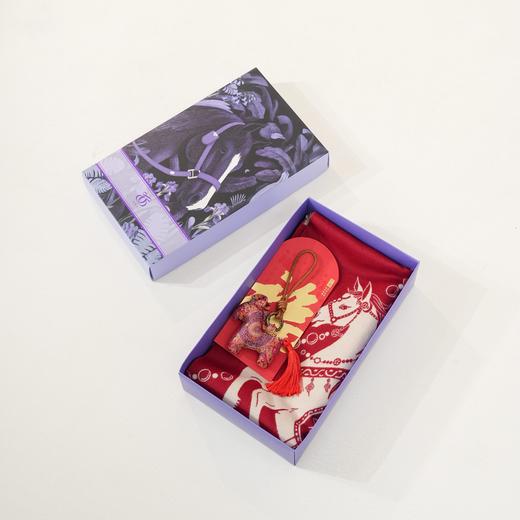 西子/瑞马迎春马年新年本命送礼红色丝巾围巾/SJKX0023 商品图1