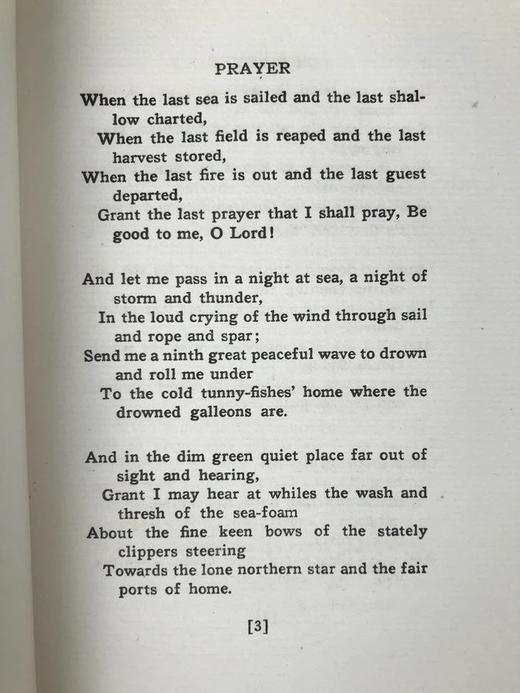 限量400册签名本 1923年 约翰·曼斯菲尔德诗集 布脊精装大32开 商品图7