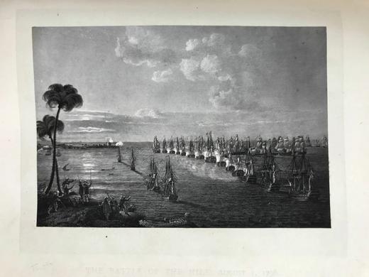 1877年 罗伯特·骚赛《纳尔逊勋爵传》 12幅版画插图 全真皮精装大32开 商品图11