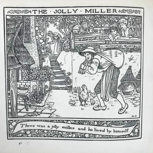 1894年 儿童歌唱游戏乐谱集 70页精美插图 布面精装18开 商品图13