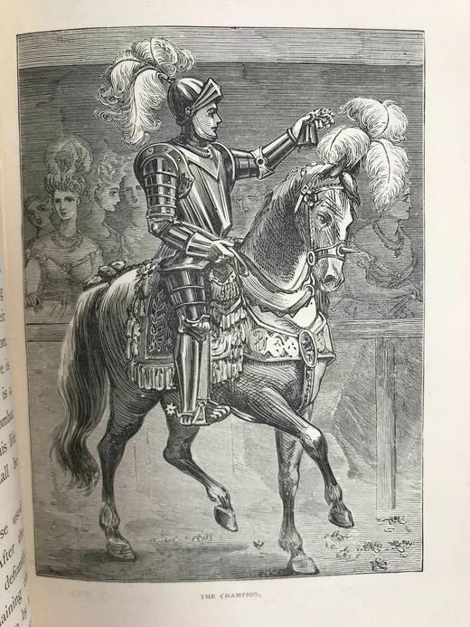 1892年 过去的英格兰 约10余幅插图 漆布精装大32开 商品图10