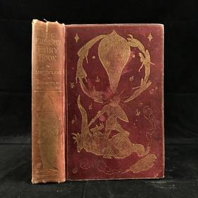 1909年 安德鲁·朗格《深红色童话书》 8幅彩色与大量黑白插图 漆布精装32开