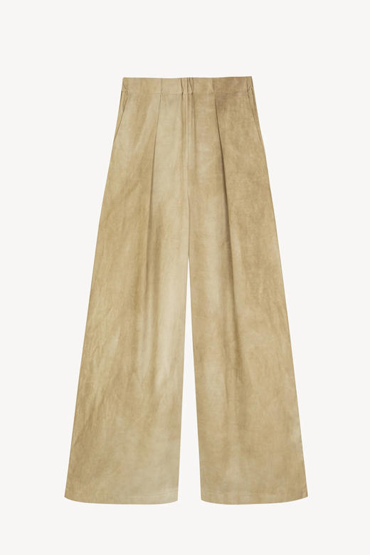 Cortana 26PS 茶金晕染opale缎光阔腿裤 商品图5