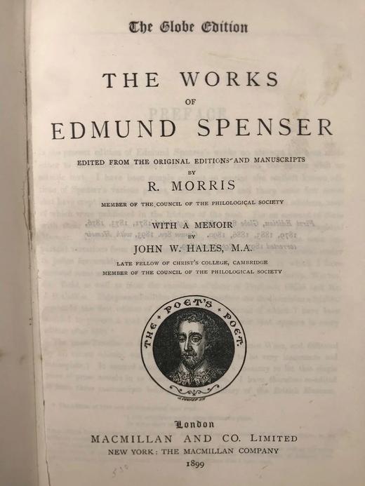 工坊特装本！1899年 埃德蒙·斯宾塞作品集 全真皮精装32开 商品图4