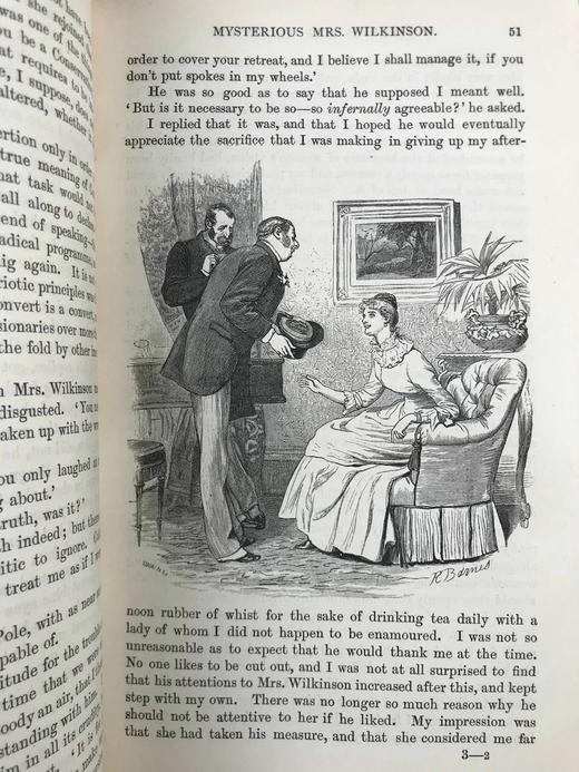 1885年 康希尔杂志 数百幅插图 皮脊精装大32开 商品图12