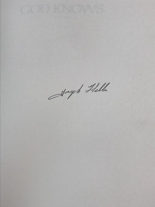 签名首版！约瑟夫・海勒《上帝知道》 配插图 富兰克林图书馆豪华皮装本 商品图2