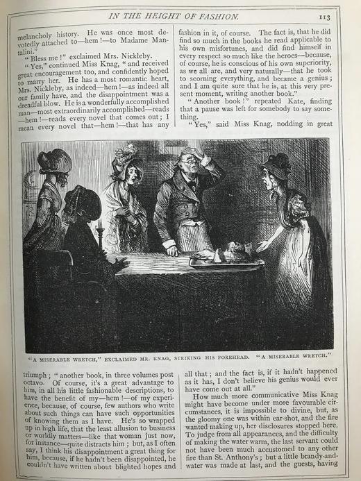 约19世纪后期 狄更斯《尼古拉斯·尼克贝/非商业旅人》 85幅插图（含套色版画） 皮装16开 商品图10