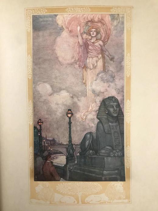 被收录进牛津词典的插画家！约20世纪早期 吉卜林《英国人之歌》 威廉·希斯·罗宾森23幅彩色插图 漆布精装大16开 商品图9