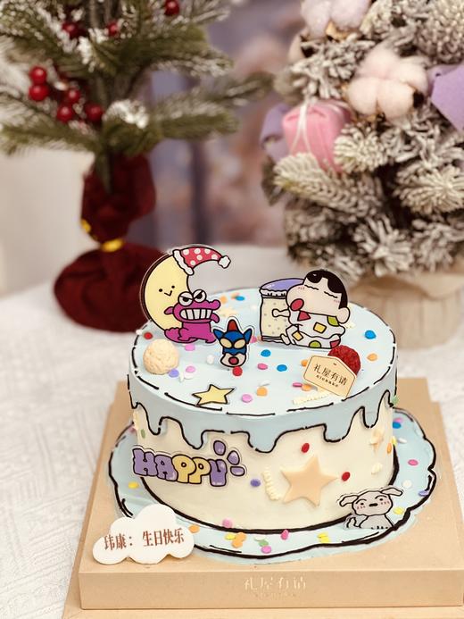 蜡笔小新睡衣派对蛋糕 商品图0