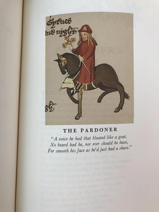 限量版！含藏书票 杰弗里・乔叟《坎特伯雷故事集》 配插图 富兰克林图书馆豪华皮装本 商品图11