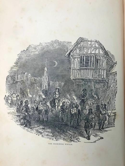 1892年 过去的英格兰 约10余幅插图 漆布精装大32开 商品图2