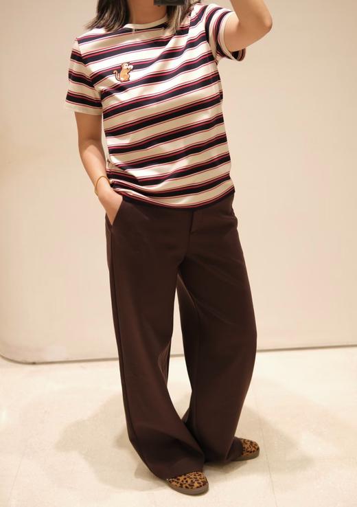 【新年马上蜂猴系列】小禾同款100%棉条纹短袖T恤 商品图4