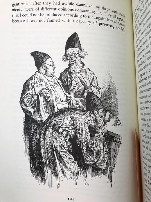 限量版！含藏书票 乔纳森・斯威夫特《格列佛游记》 配插图 富兰克林图书馆豪华皮装本 商品图12