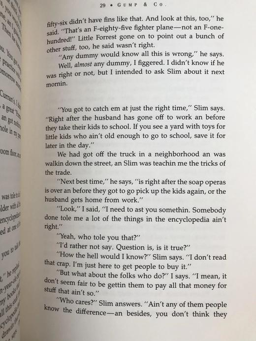 签名首版！温斯顿・格鲁姆《阿甘与伙伴们》富兰克林图书馆豪华皮装本 商品图5