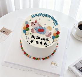 2026马年小马奔腾糯米纸打印卡通蛋糕-低糖处理无添加