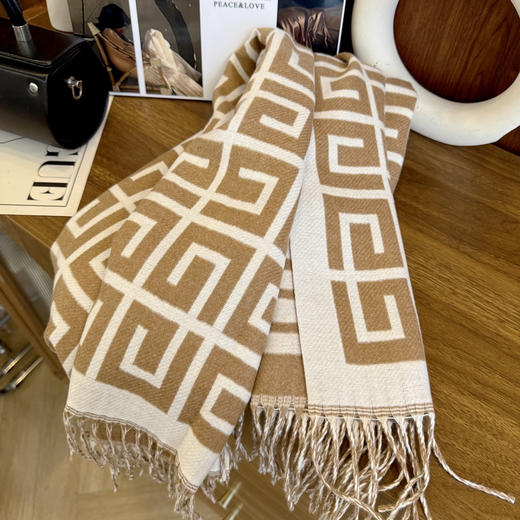 秋冬特惠💰150 芬迪围巾 上新！秋冬男女同款，高端羊绒针织围巾！ 商品图0