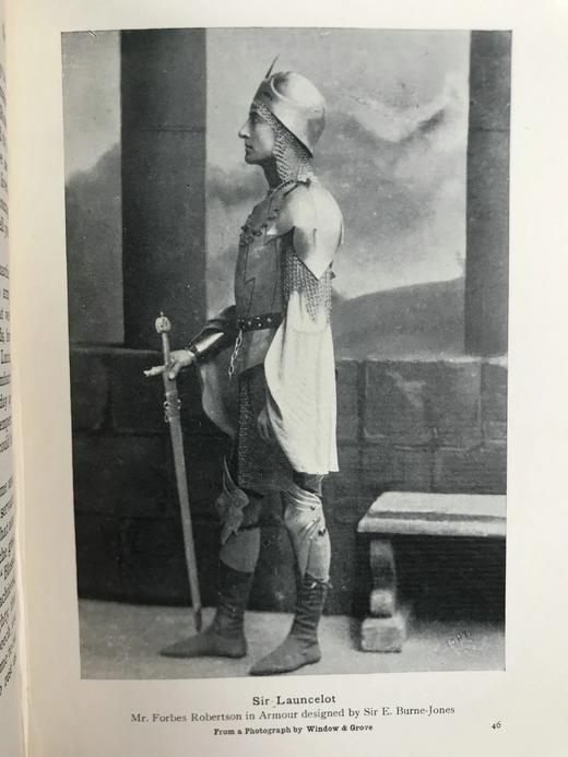 1909年 亚瑟王与圆桌骑士的故事 16幅插图 真皮脊精装32开 商品图9