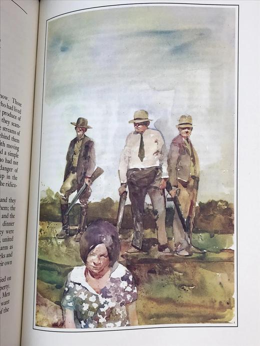 限量版！约翰・斯坦贝克《愤怒的葡萄》 配插图 富兰克林图书馆豪华皮装本 商品图8