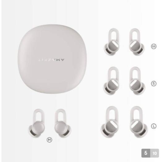 【非影音产品】华米 Zenbuds 智能睡眠耳机耳塞降噪 真无线入耳式闹钟 舒缓声音 超轻巧舒适专业睡眠 入耳式报警检测 商品图2