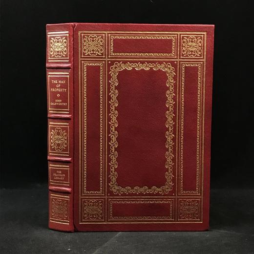 限量版！约翰・高尔斯华绥《有产业的人》 配插图 富兰克林图书馆豪华皮装本 商品图0