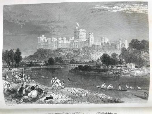 约19世纪后期 大英帝国风光图集（卷2） 百余幅精美版画插图 真皮精装16开 商品图4